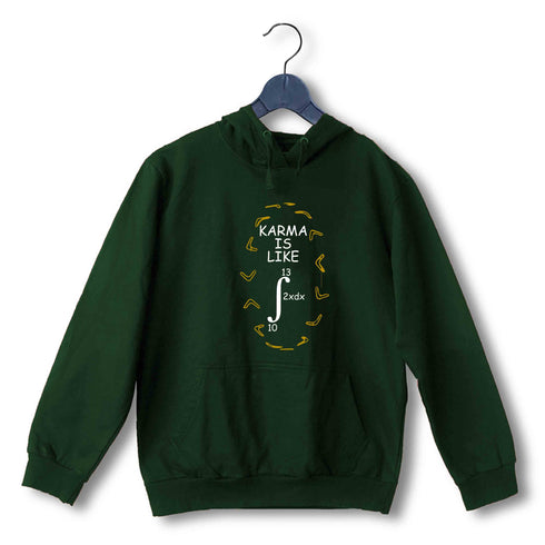 Nerd Mathematics KARMA IS LIKE 69 UNISEX HOODIE Sweatshirts